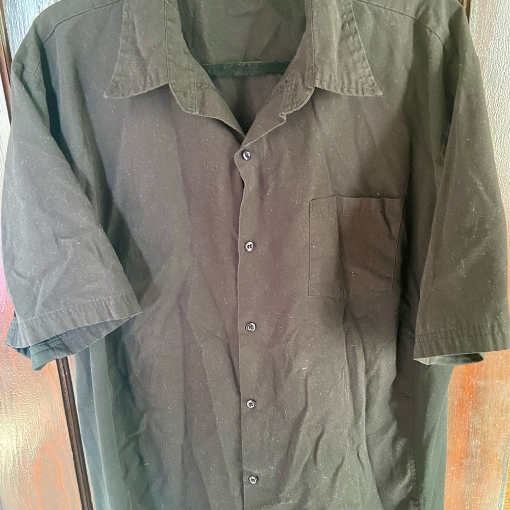 Chef Code Black Button-Up Shirt